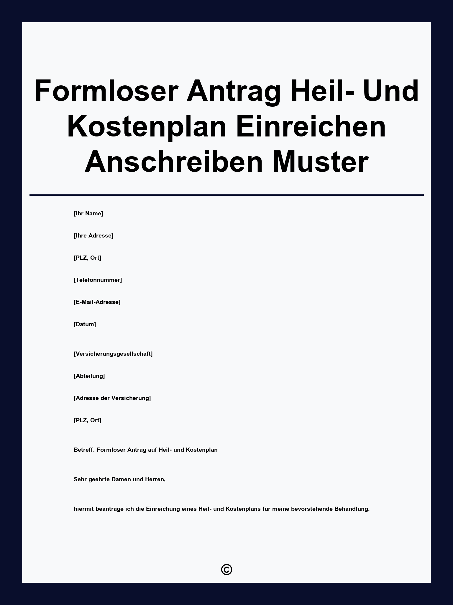 Formloser Antrag Auf Eingliederungshilfe Muster Formloser Antrag Heil- Und Kostenplan Einreichen Anschreiben Muster